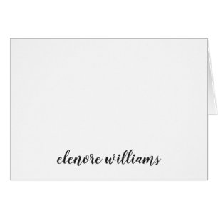 Moderne Élégant Design Simple Simple Noir Script