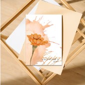 Moderne Elégant élégant Floral Valentine carte