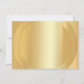 Moderne Elegant Faux Gold Blank Modèle tendance (Dos)