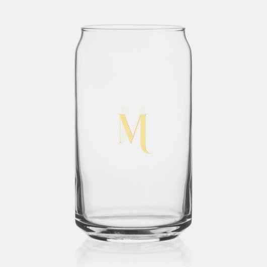 Moderne Elégant Faux Gold Script Monogramme Chic (Recto)