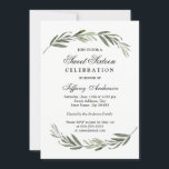 Moderne Élégant Feuille verte douce 16 Invitation<br><div class="desc">Collection moderne Elegant Green Leaf Sweet 16 Invitation Matching à Niche et Nest store.</div>