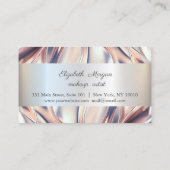 Moderne elegant, gestreept Abstract Klantenkaartje (Achterkant)