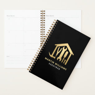 Moderne Elegant Gold & Black Handyman