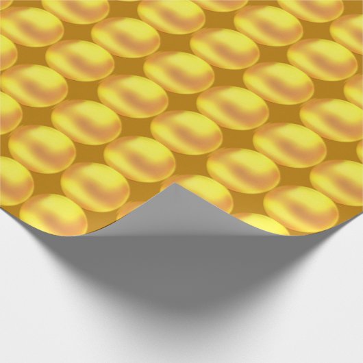 Moderne Elegant Gold Stippen Cadeaupapier (Hoek)