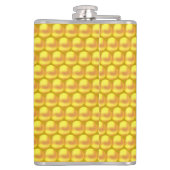 Moderne Elegant Gold Stippen en monogram Heupfles (Achterkant)