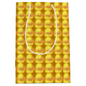 Moderne Elegant Gold Stippen Medium Cadeauzakje (Voorkant)