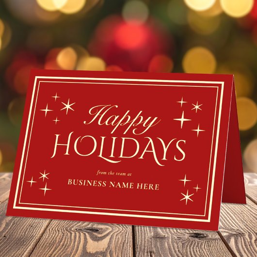 Moderne Élégant Joyeux Vacances Affaires