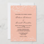 Moderne elegant koraal without kaart (Voorkant)