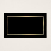 Moderne & élégant, Noir & Or, Billet de boisson gr (Dos)