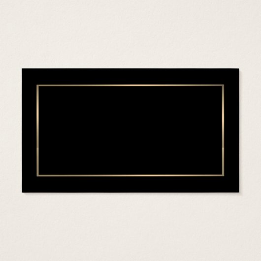 Moderne & élégant, Noir & Or, Billet de boisson gr (Dos)