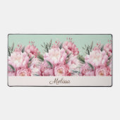 Moderne Élégant Peonies roses Floral (Recto)