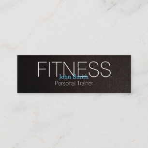 Moderne Elegant Personal Fitness Trainer Mini Busi Visitekaartje