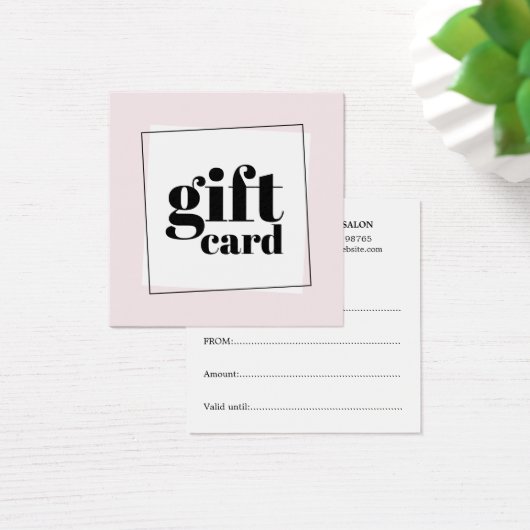 Moderne Elegant Rose Blanc Noir Beauté (Bureau)