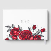 Moderne Elégant Rose Mariage Floral (Verso)