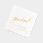 Moderne Élégant Script Diplômé Simple Graduation (Gauche)