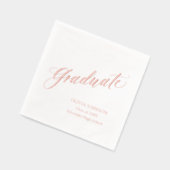 Moderne Élégant Script Diplômé Simple Graduation (Gauche)