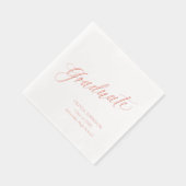 Moderne Élégant Script Diplômé Simple Graduation (Droite)