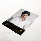 Moderne | Élégant script tendance 1 Carte photo (Rotation)