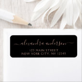 Moderne Elegant Script Typography Wedding Event Etiket (Insitu)