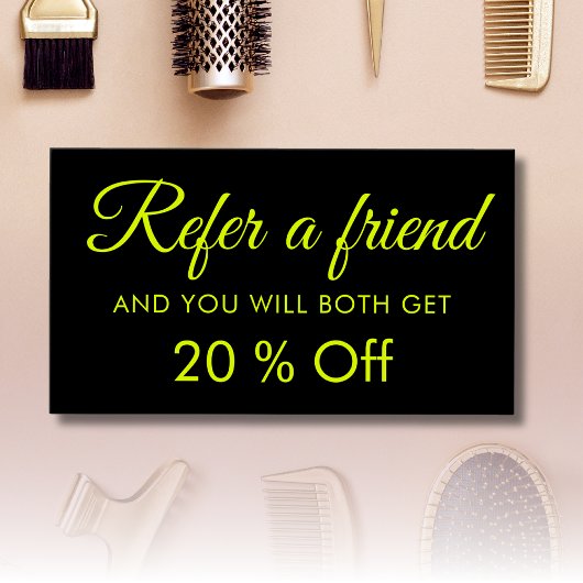 Moderne Élégant Simple Chartreuse Cartes de référe