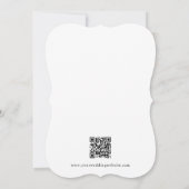 Moderne Élégant Simple Modèle Noir Et Blanc (Dos)