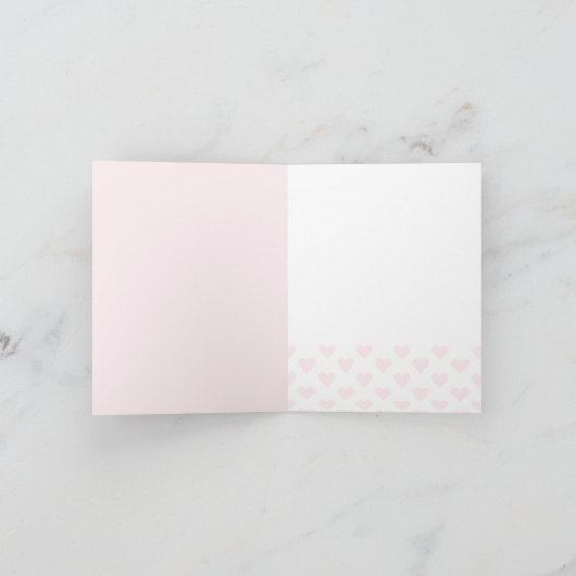 Moderne Elegant Stripes Mariage Merci Note Card (Intérieur)