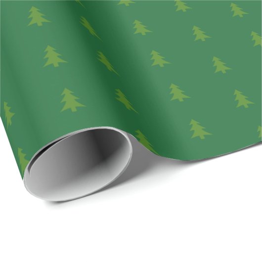 Moderne Elegant Tree Pattern Wrapping Paper Cadeaupapier (Rol Hoek)