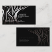 Moderne Elegant Unieke Visitekaartje van de Mode v (Voorkant / Achterkant)