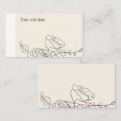 Moderne elegant visitekaartje (Voorkant / Achterkant)