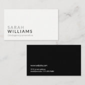 Moderne elegante accessoires visitekaartje (Voorkant / Achterkant)