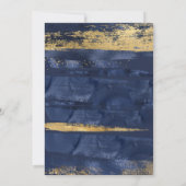 Moderne elegante bar mitswa uitnodiging (Achterkant)