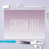 Moderne Elegante bewerkbare Tekst & Ombre Kleur Tissuepapier (Craft)