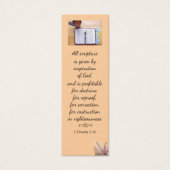 Moderne Élégante Bible Spirituelle Verse Signet (Devant)