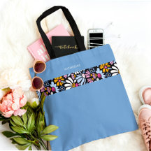 Moderne Elegante Blauwe Bloempatroon Trendy