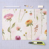 Moderne elegante bloementuin tissuepapier (Craft)