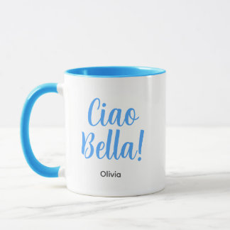 Moderne Elegante Ciao Bella Persoonlijk Mok