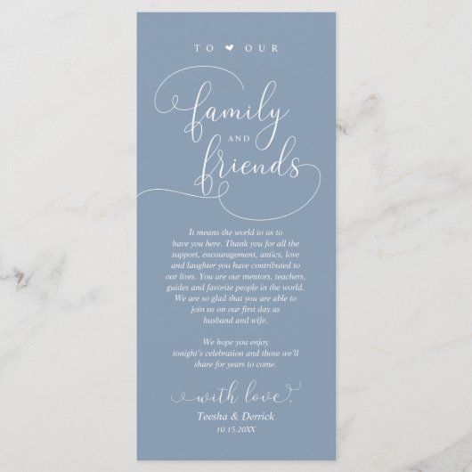 Moderne Elegante Dinner Place Instelling Dank u Ka Programma (Voorkant)