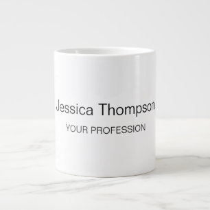 Moderne Elegante Duidelijke Eenvoudige Professione Extra Grote Beker