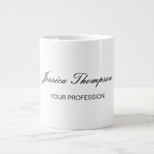 Moderne Elegante Duidelijke Eenvoudige Professione Extra Grote Beker