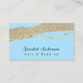 Moderne elegante eenvoudige glitter visitekaartje