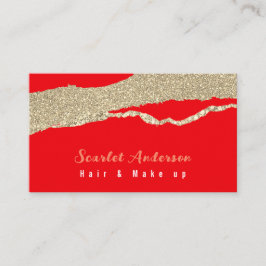 Moderne elegante eenvoudige glitter visitekaartje