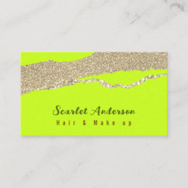 Moderne elegante eenvoudige glitter visitekaartje