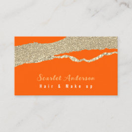 Moderne elegante eenvoudige glitter visitekaartje