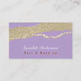 Moderne elegante eenvoudige glitter visitekaartje