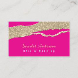 Moderne elegante eenvoudige glitter visitekaartje