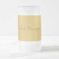 Moderne Elegante Eenvoudige Gouden Kleurencalligra