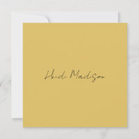 Moderne Elegante Eenvoudige Gouden Kleurencalligra