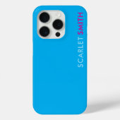 Moderne elegante eenvoudige minimalist Case-Mate iPhone case (Achterkant)