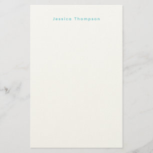 Moderne Elegante Eenvoudige Professionele Naam Briefpapier