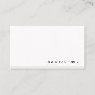Moderne Elegante Eenvoudige Professionele Template Visitekaartje